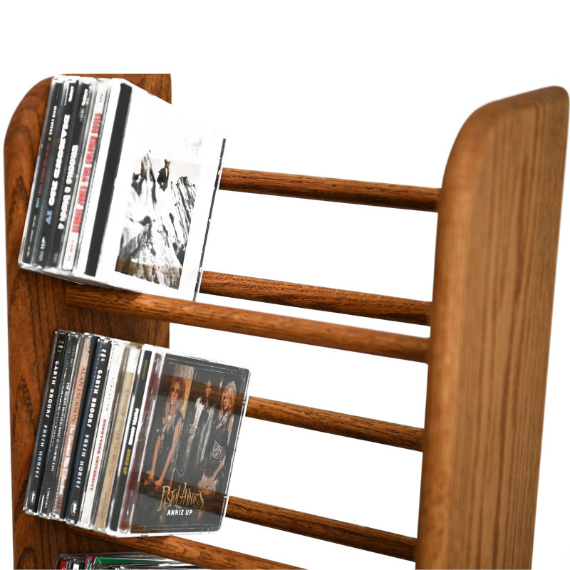 Rebrilliant Dowel-Style Wooden CD Rack - 04 Series & Reviews | Wayfair